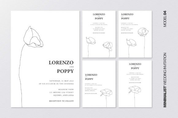 Minimalist Wedding Invitation
