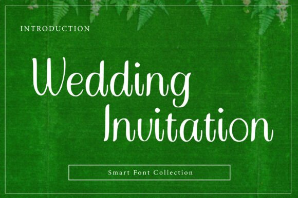 wedding invitation font